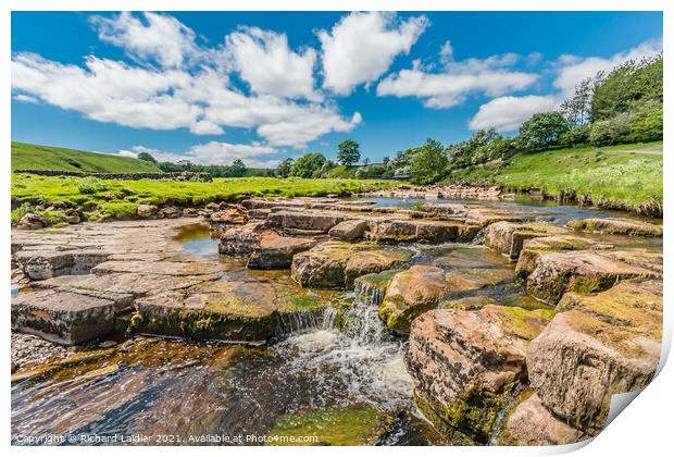 Sleightholme Beck at East Mellwaters, Teesdale  Print by Richard Laidler