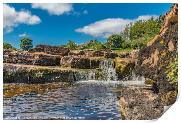 Sleightholme Beck at East Mellwaters, Teesdale Print by Richard Laidler