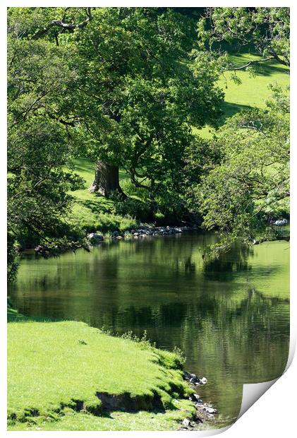 Tranquil River Print by Caroline James