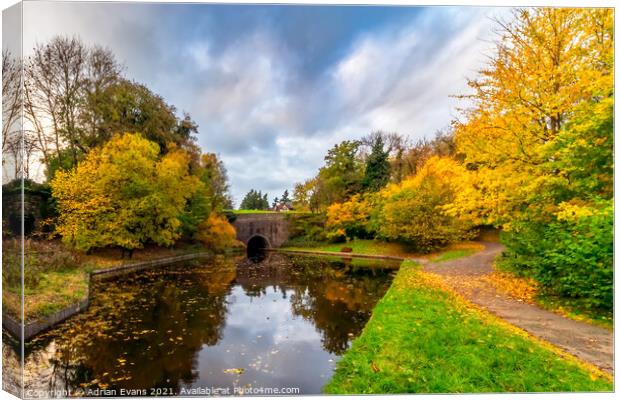 Chirk Canal Tunnel Wales Canvas Print by Adrian Evans
