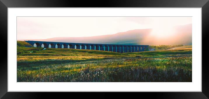 Ribblehead viaduct Framed Mounted Print by Kevin Elias