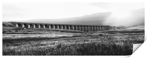 Ribblehead viaduct Print by Kevin Elias