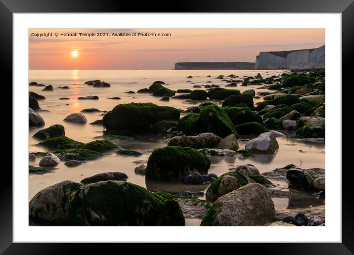 Sussex Sunset  Framed Mounted Print by Hannah Temple