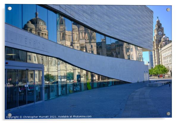 Reflections of Liverpool  Acrylic by Christopher Murratt