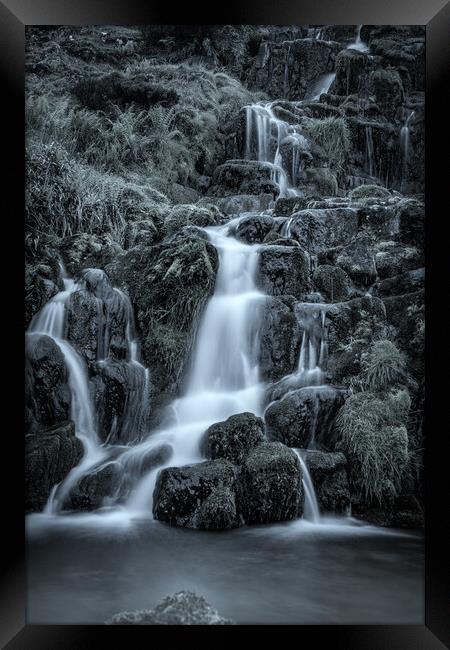 Waterfall Framed Print by Duncan Loraine