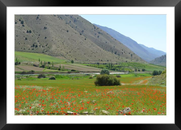 Outdoor mountain Framed Mounted Print by Ali asghar Mazinanian