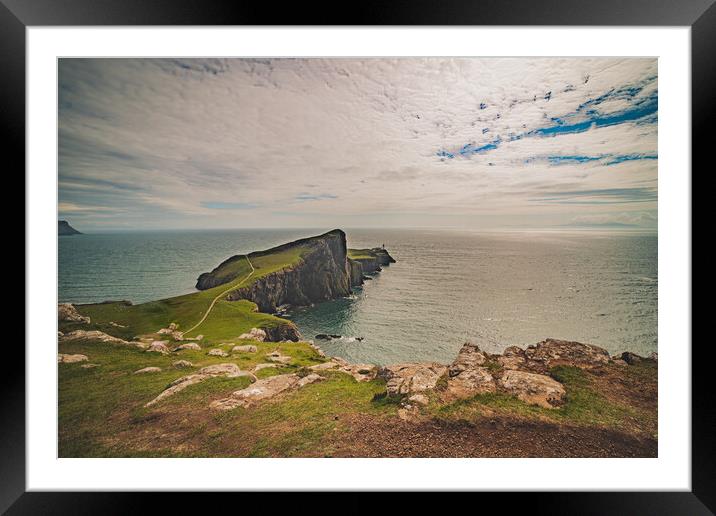 Neist Point Framed Mounted Print by Duncan Loraine