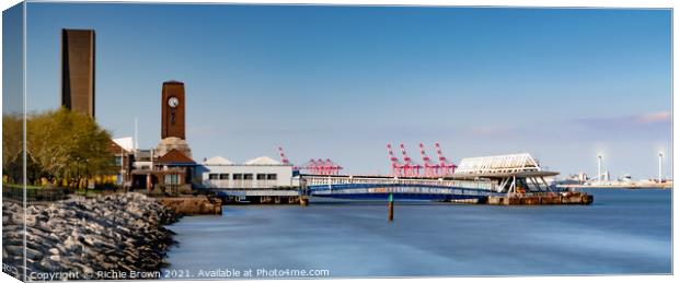 Seacome Ferry Terminal  Canvas Print by Richie Brown