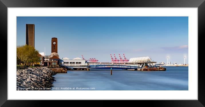 Seacome Ferry Terminal  Framed Mounted Print by Richie Brown