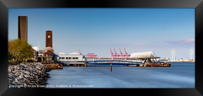 Seacome Ferry Terminal  Framed Print by Richie Brown
