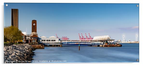 Seacome Ferry Terminal  Acrylic by Richie Brown