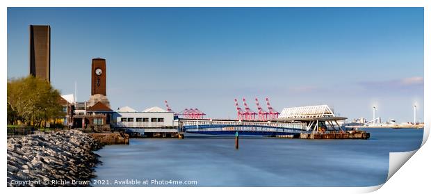 Seacome Ferry Terminal  Print by Richie Brown
