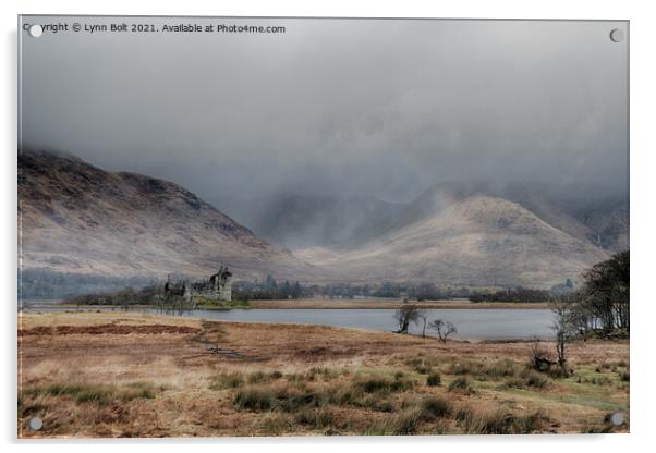 Kilchurn Castle Loch Awe Argyll Acrylic by Lynn Bolt