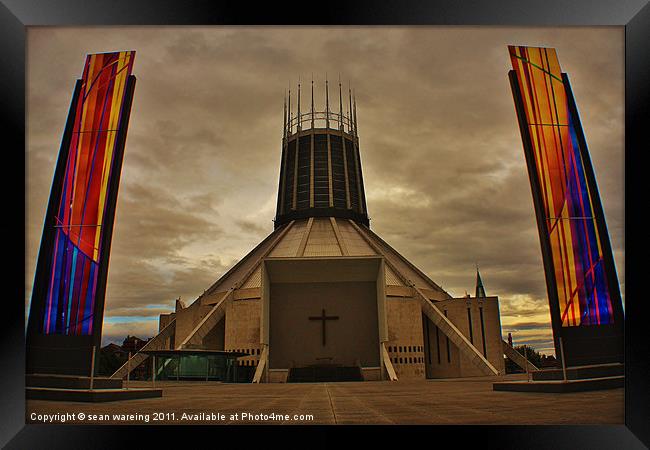Christ the king cathedral Framed Print by Sean Wareing