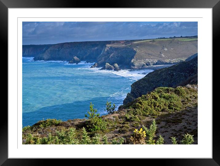St Agnus, Cornwall Framed Mounted Print by Paul Cooper