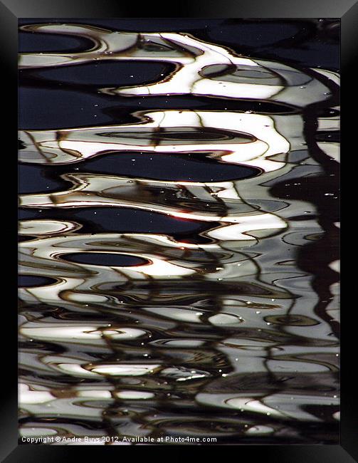 Waterreflection3 Framed Print by Andre Buys