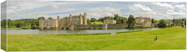 Leeds Castle on a Sunny June Day Canvas Print by Ray Hill