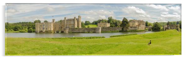 Leeds Castle on a Sunny June Day Acrylic by Ray Hill