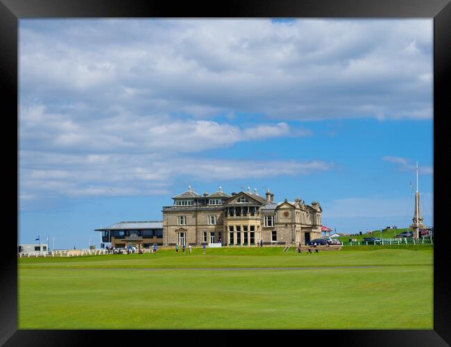 The Royal and Ancient Golf Clubhouse, St Andrews. Framed Print by Tommy Dickson