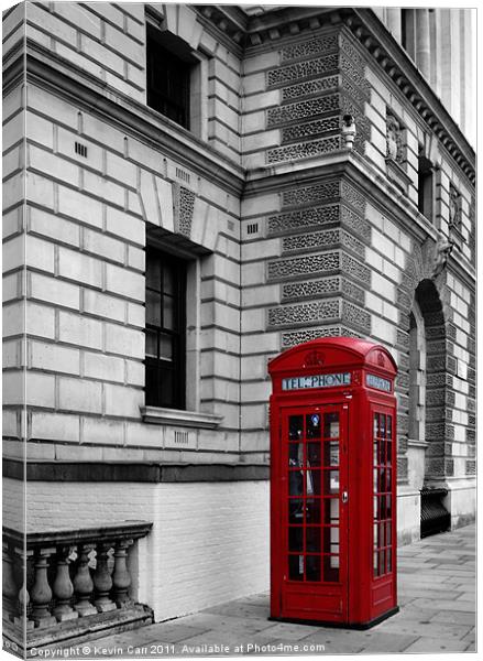 London's Calling Canvas Print by Kevin Carr