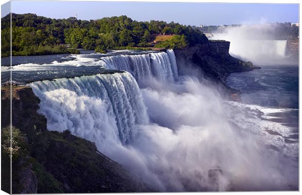 The Fury of the American Falls - Niagara Canvas Print by Sharpimage NET
