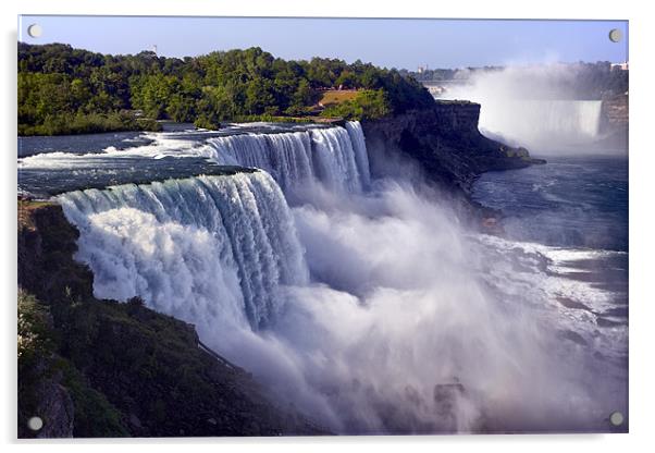 The Fury of the American Falls - Niagara Acrylic by Sharpimage NET