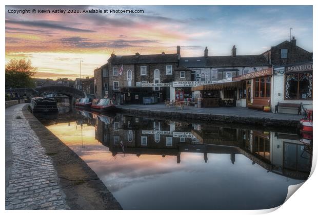 Skipton, Drifting Away Print by KJArt 