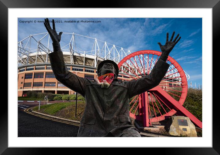 Sunderland AFC Legends Bob Stokoe Framed Mounted Print by KJArt 