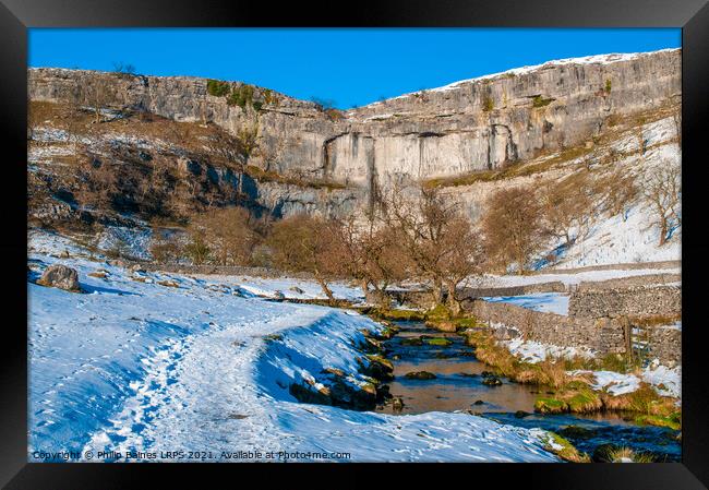 Malham Cove Framed Print by Philip Baines