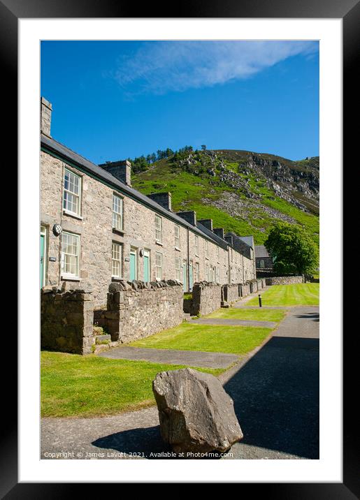 Accommodation Buildings at Nant Gwrtheyrn  Framed Mounted Print by James Lavott
