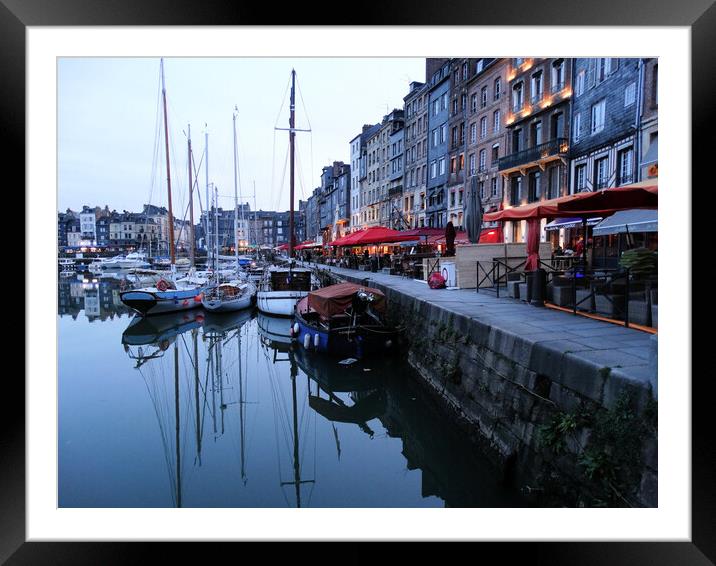 Honfleur  Framed Mounted Print by Mervyn Tyndall