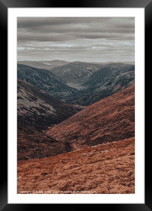 Glen Ey Framed Mounted Print by Ralph Greig