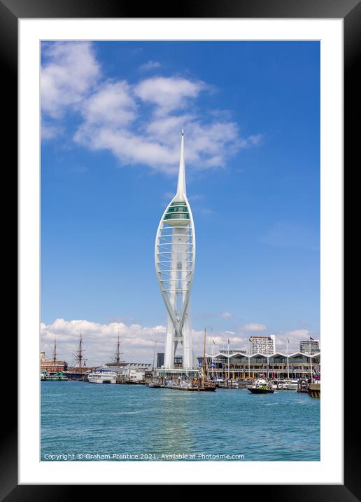 Spinnaker Tower, Portsmouth Framed Mounted Print by Graham Prentice