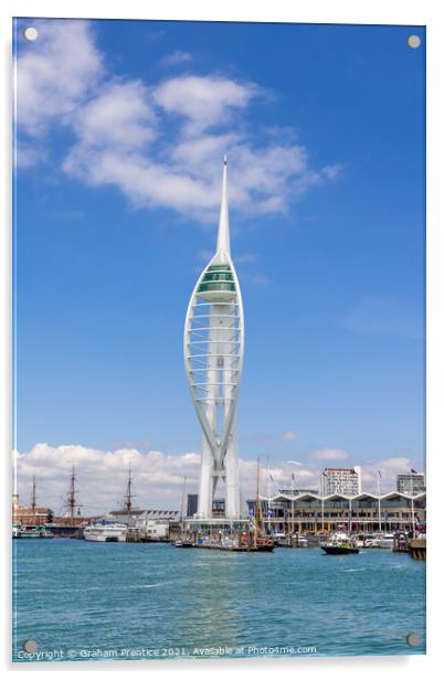 Spinnaker Tower, Portsmouth Acrylic by Graham Prentice