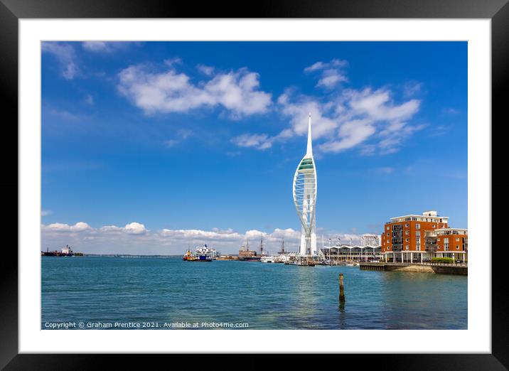 Spinnaker Tower, Portsmouth Framed Mounted Print by Graham Prentice