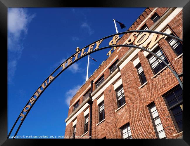 The Tetley Leeds Framed Print by Mark Sunderland