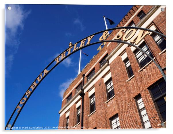 The Tetley Leeds Acrylic by Mark Sunderland