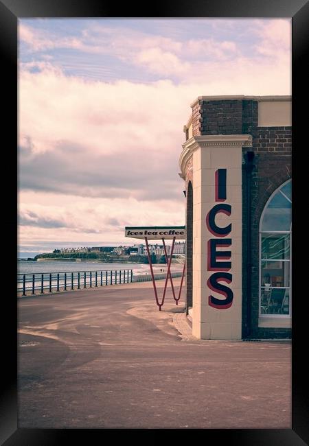 Timeless Charm of Rendezvous Cafe Framed Print by Rob Cole