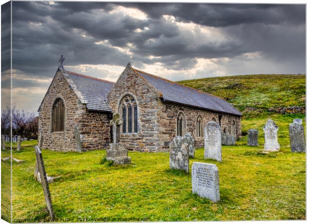 Church of the Storms Canvas Print by DAVID FLORY