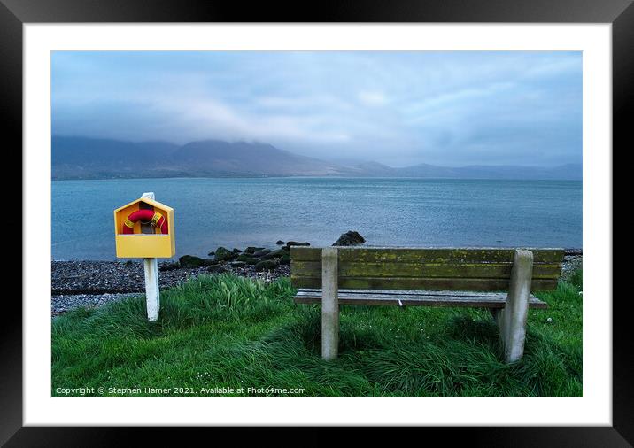 A View towards the Dingle Peninsula Framed Mounted Print by Stephen Hamer