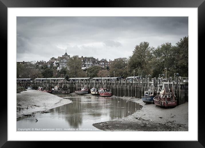Rye and the River Rother II Framed Mounted Print by Paul Lawrenson