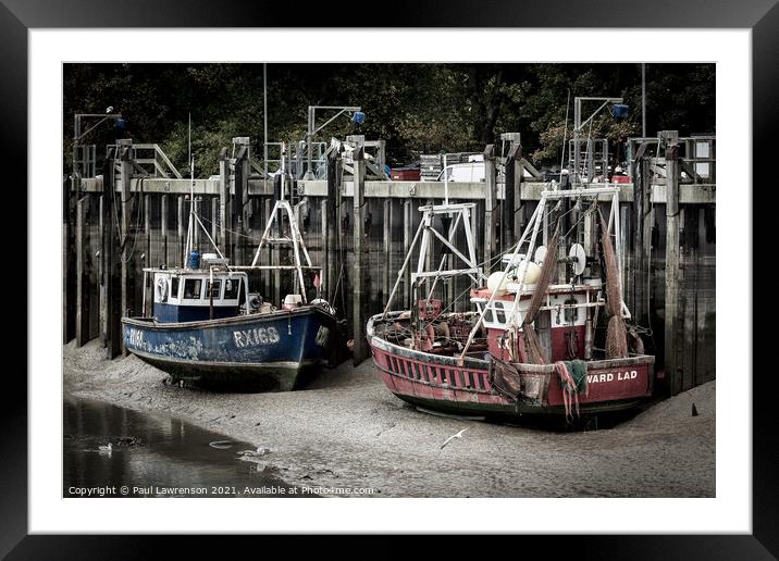 Rye and the River Rother III Framed Mounted Print by Paul Lawrenson