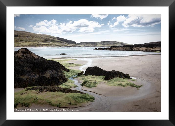 Derrynane Beach, Ring of Kerry, Ireland- 4  Framed Mounted Print by Jordi Carrio