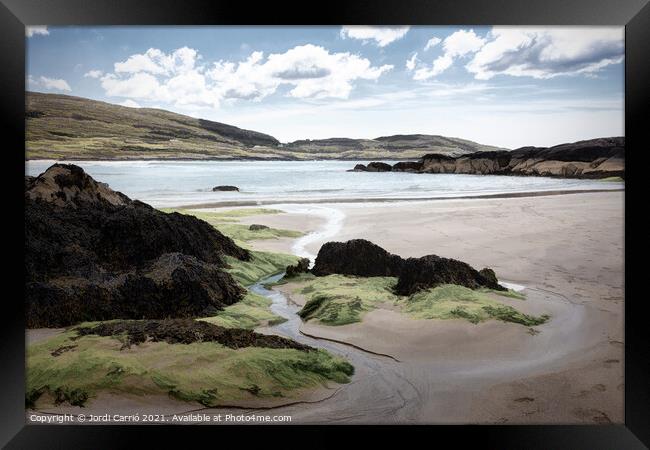 Derrynane Beach, Ring of Kerry, Ireland- 4  Framed Print by Jordi Carrio