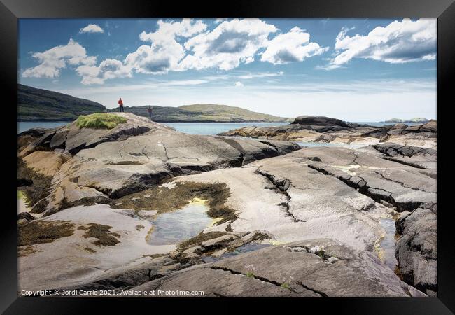 Derrynane Beach, Ring of Kerry, Ireland- 7  Framed Print by Jordi Carrio
