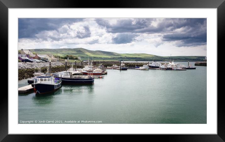 Dingle Harbor, Ring of Dingle, Ireland Framed Mounted Print by Jordi Carrio