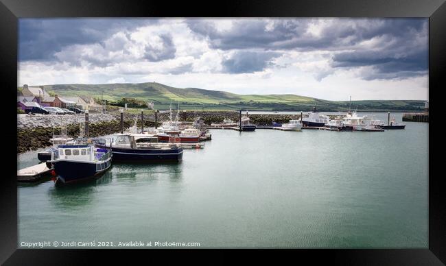 Dingle Harbor, Ring of Dingle, Ireland Framed Print by Jordi Carrio