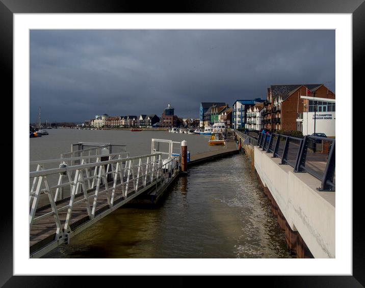 Littlehampton Harbour Framed Mounted Print by Clive Eariss