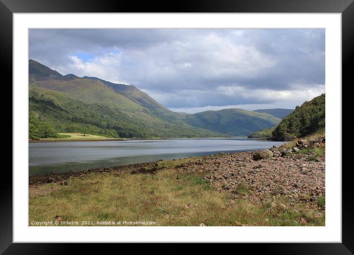 Loch Leven Summer View, Scotland Framed Mounted Print by Imladris 