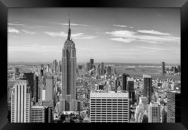 The Empire State Framed Print by Sharpimage NET